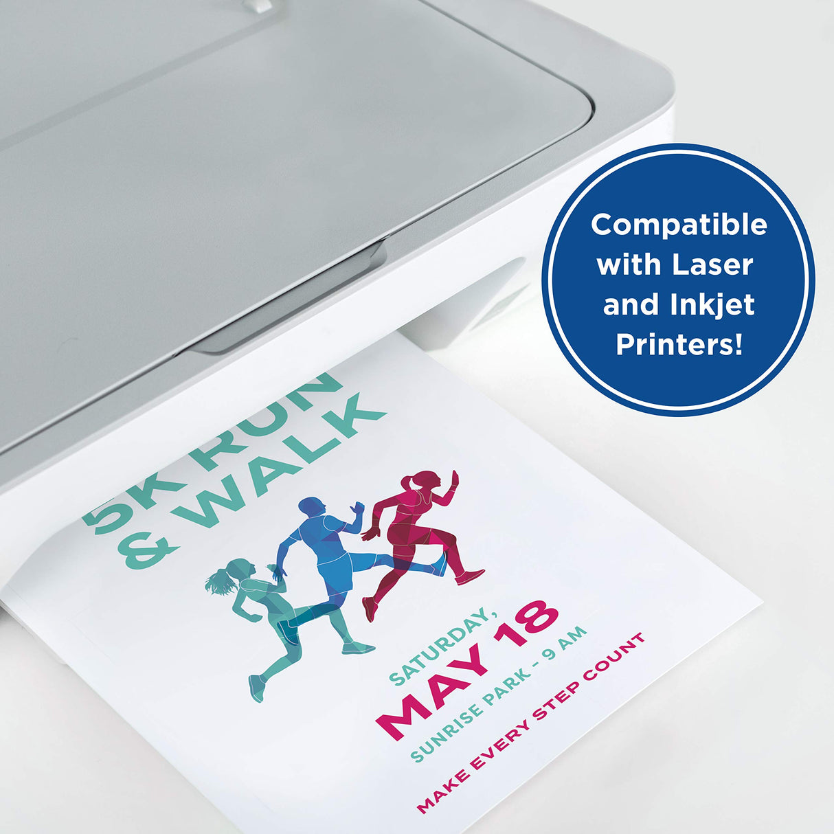 Printworks White Cardstock, 67 lb, 92 Bright, FSC Certified, Perfect for School and Craft Projects, 8.5 x 11 Inch, 100 Sheets (00540) PrintWorks