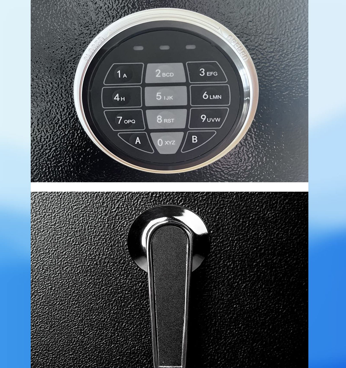 Quicktec Larger and Deeper Rifle Safe, New and Improved Gun Safe for 5-6 Rifles and Shotguns for Home, Quick Access Gun Storage Cabinet (w or w/o Scope) with Pistol Lockbox Silent Mode quicktec