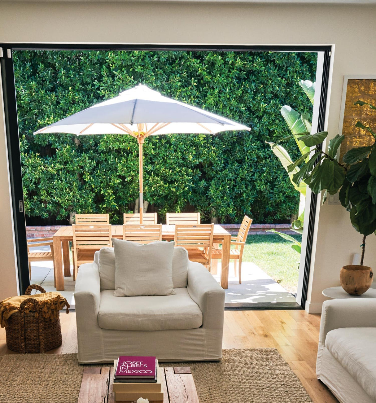Royal Teak Collection UMBW 10-Foot Deluxe Umbrella, Granite Royal Teak Collection