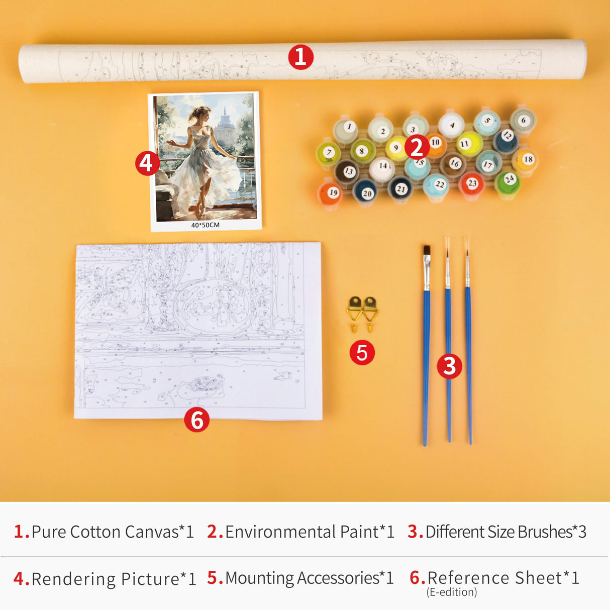 TUMOVO Paint by Numbers Kit for Adults, Adult Paint by Number - Elegant Dancing Bride Romantic Ballroom DIY Painting by Numbers, Relaxing Arts and Crafts for Adults(16x20 Inch) TUMOVO