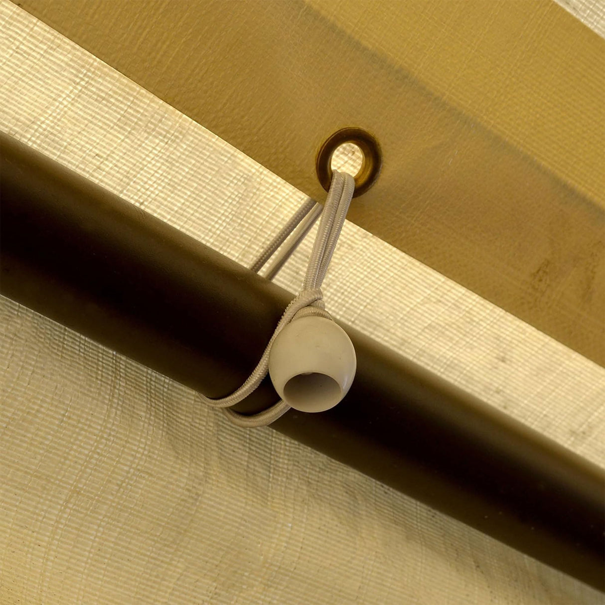 Caravan Canopy Mega Domain Carport with Waterproof Polyethylene Top, Durable Steel Frame, Compression Lock, and Easy Assembly, 10 by 20 Feet, Tan Caravan