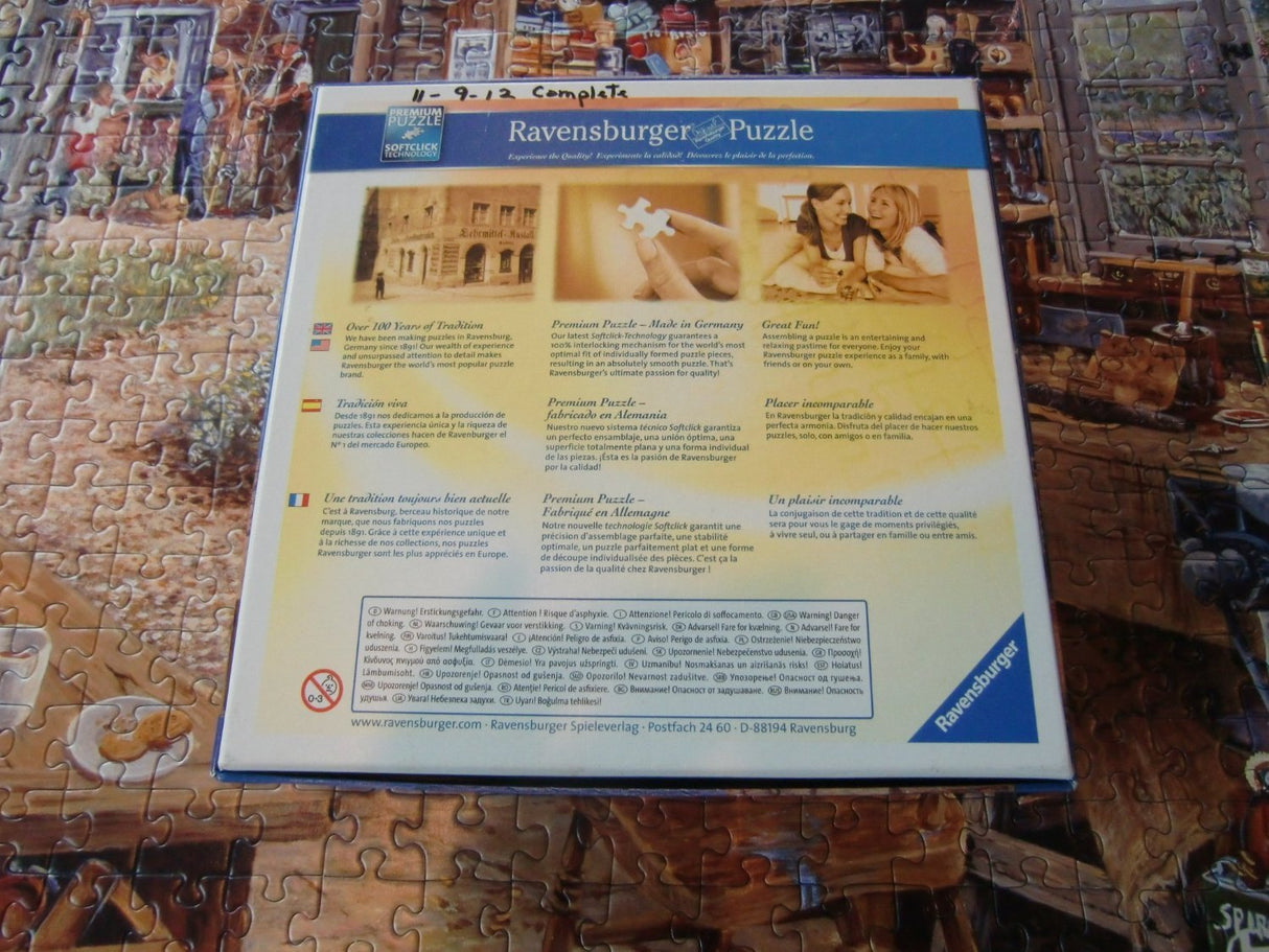 Ravensburger Dad's Shed | 500-Piece Large Format Jigsaw Puzzle | Unique Softclick Technology | Ideal for Adults and Kids Ravensburger