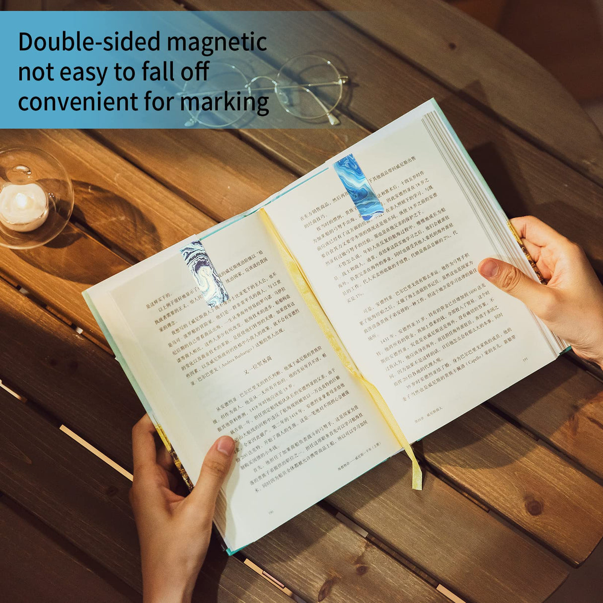 30 Pcs Magnetic Bookmarks, Ocean Markers Magnetic,Magnetic Page Clips Bookmarks for Students Teachers School Home Office Reading Bookmarks HexinYigjly