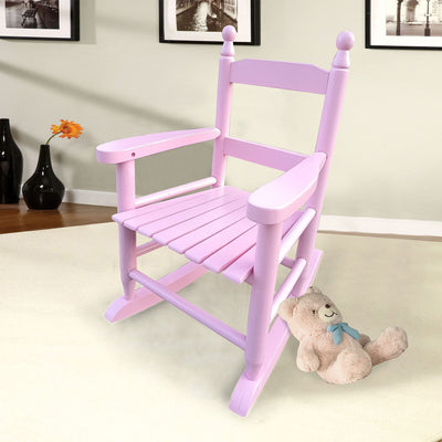 YiaFurio Kids Rocking Chair Wood Kids' Rocking Chairs Outdoor Childs/Toddler/Childrens Porch Rocker Chair Accent Rocker for Ages 2-10 Living Room,Bedroom,Balconies, Porches,Children's Rooms