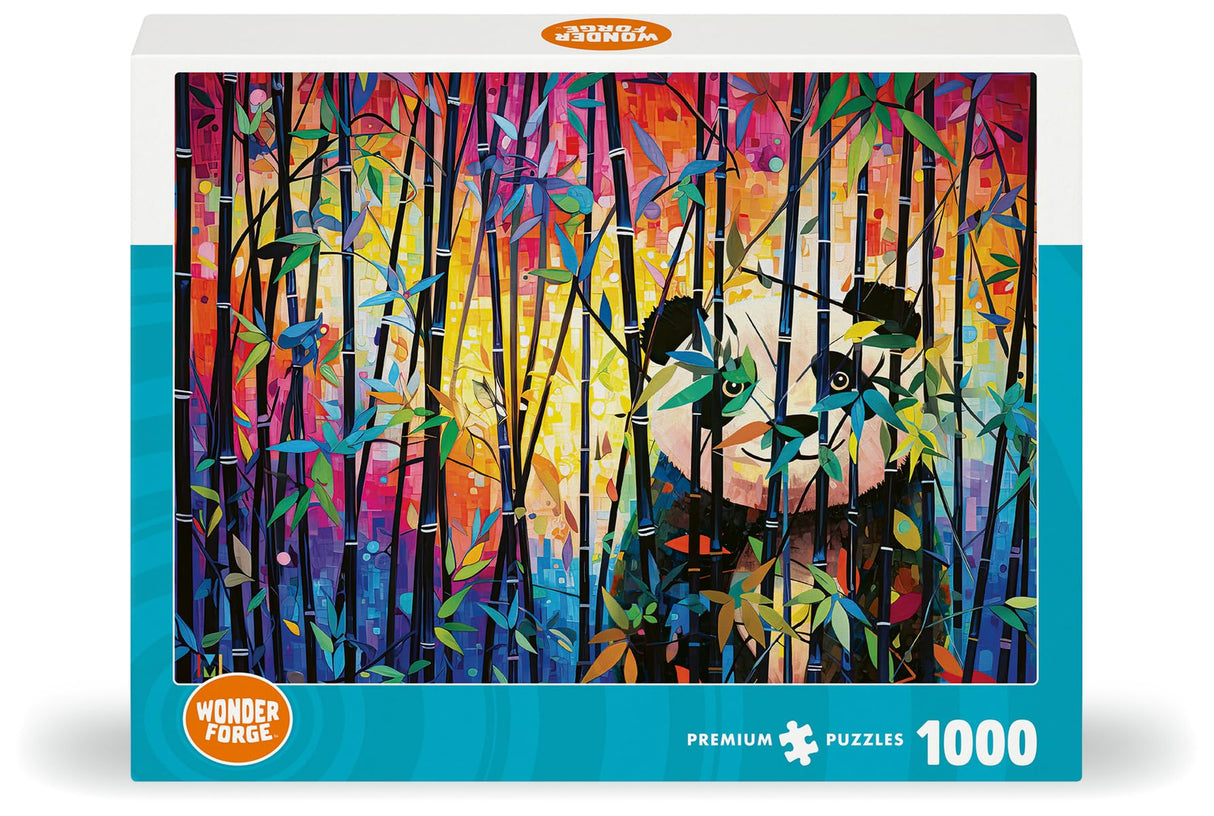 Wonder Forge Peekaboo Panda 1000 Piece Jigsaw Puzzle for Adults | Unique, Perfectly-Fitting Pieces | Fun, Vibrant Imagery | Amazon Exclusive Wonder Forge