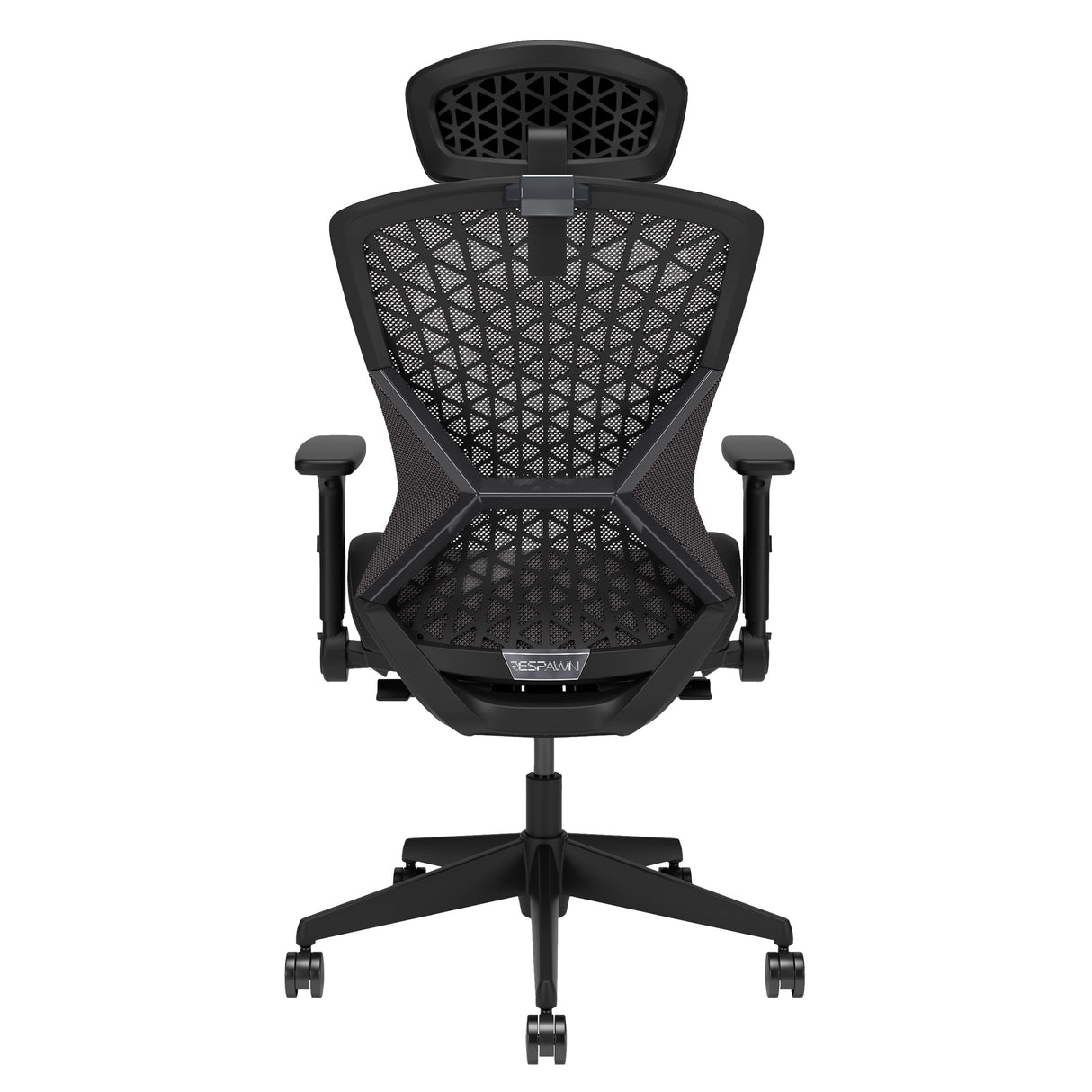 RESPAWN SPIRE Ergonomic Mesh Office Gaming Chair - High Back Home PC Computer Desk Reclining Gaming Chair, Adjustable Armrests, Adjustable Headrest, Knitted Mesh Back, Cooling Gel Seat - Stealth Black RESPAWN
