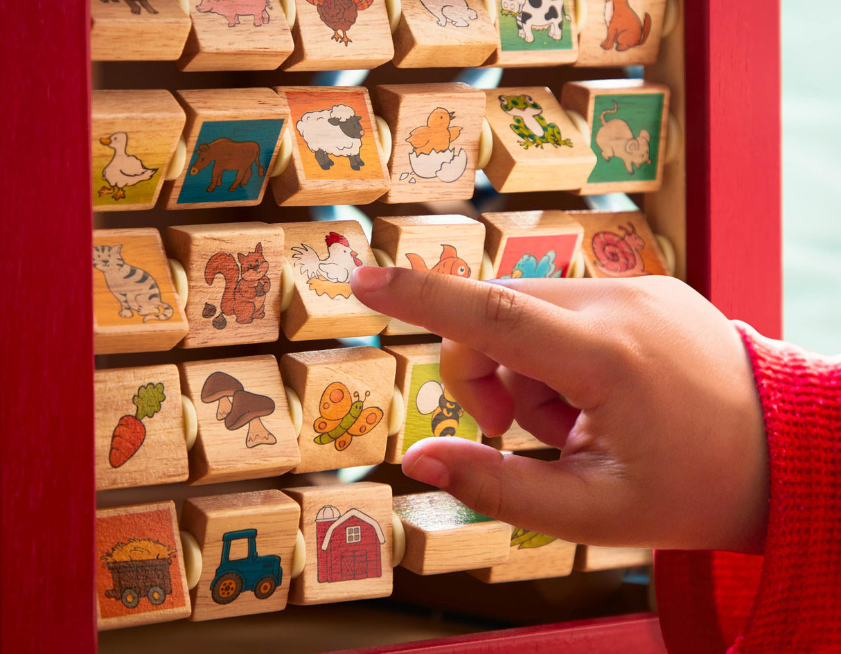 Battat - Activity Cube With Farm Theme - Educational Wooden Toys For Toddlers And Kids - 1 Year + Battat