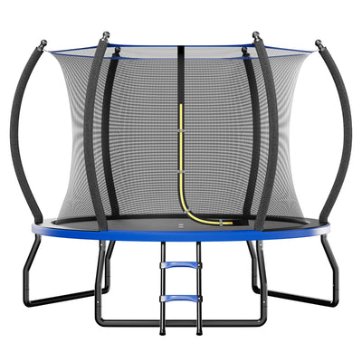 YUMPIE 8FT 10FT 12FT 14FT 16FT Trampoline with Pop-up Quick Connector, Trampoline Outdoor with Enclosure and Ladder, ASTM Approval for Kids and Adults