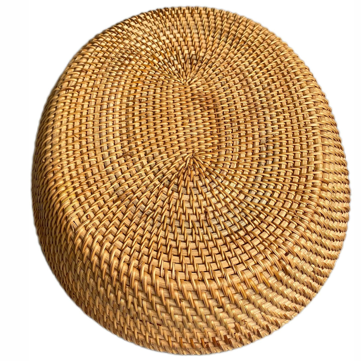 amololo Large 14inch Oval Rattan Fruit Serving Basket,Wicker High Wall Fruit Vegetable Serving Basket Bowl,Large Rattan Dining Table Bowl for Various Things,Bread,Snack,Odds and Ends,Natural Brown amololo