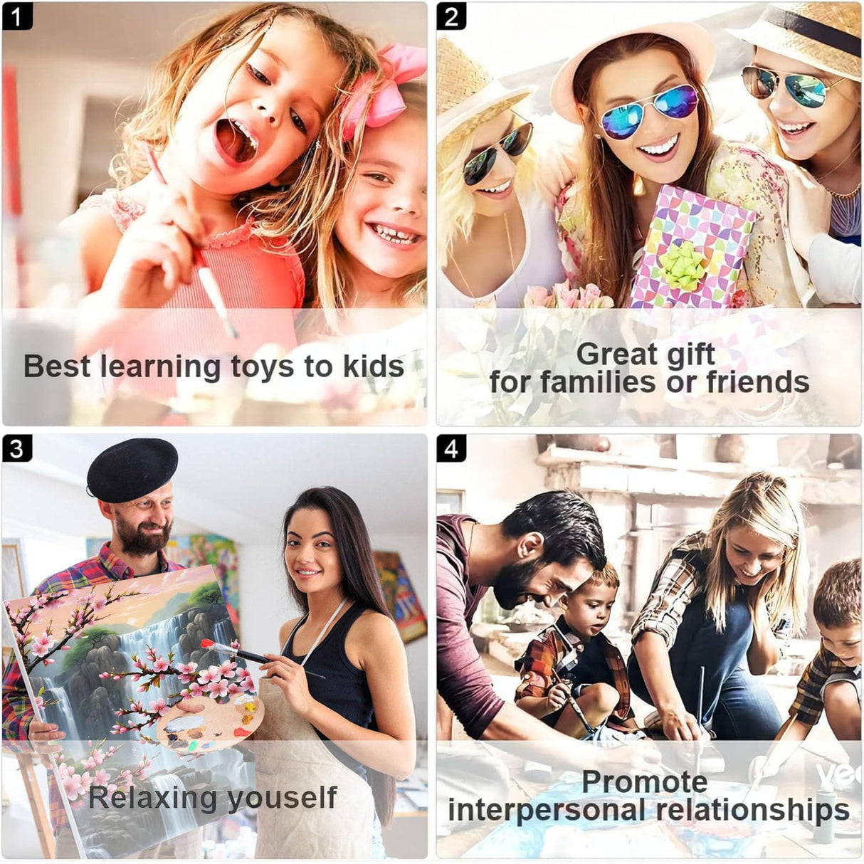 Arttoplus Waterfall Paint by Numbers Kit for Adults-Flowers Adult Paint by Number Kits on Canvas,Landscape Painting by Number Adult for Gift Home Wall Decor(16x20inch) Arttoplus