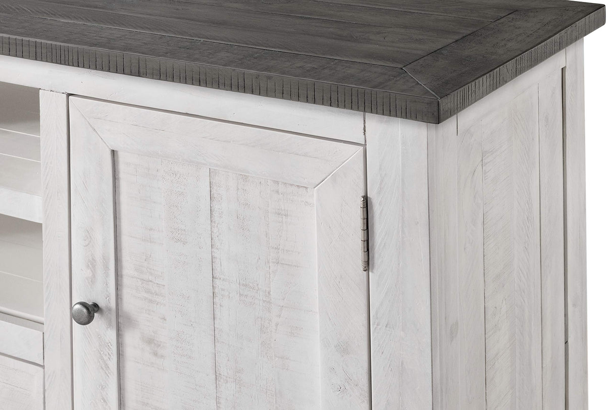 Martin Svensson Home Monterey TV Stand, White with Grey Top Martin Svensson Home