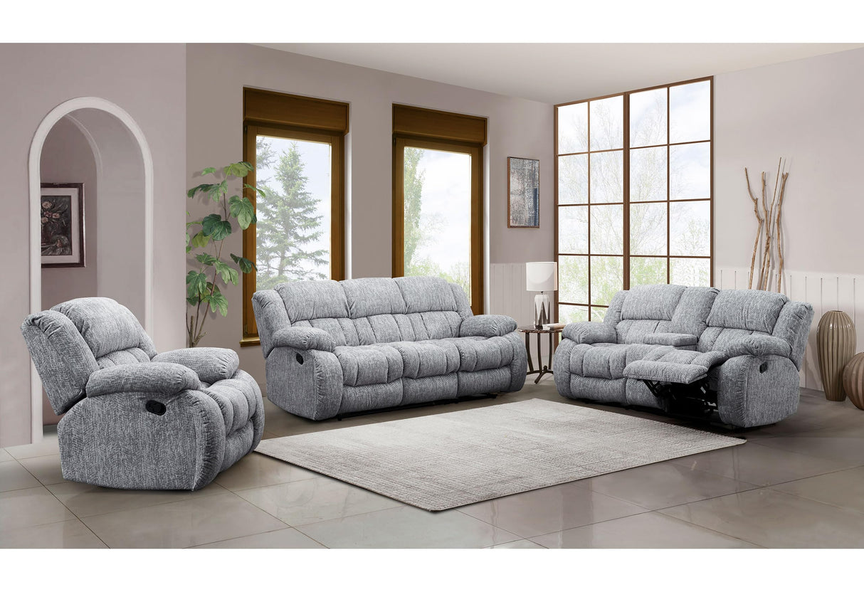 Global Furniture USA U250 Grey Glider Recliner Global Furniture USA
