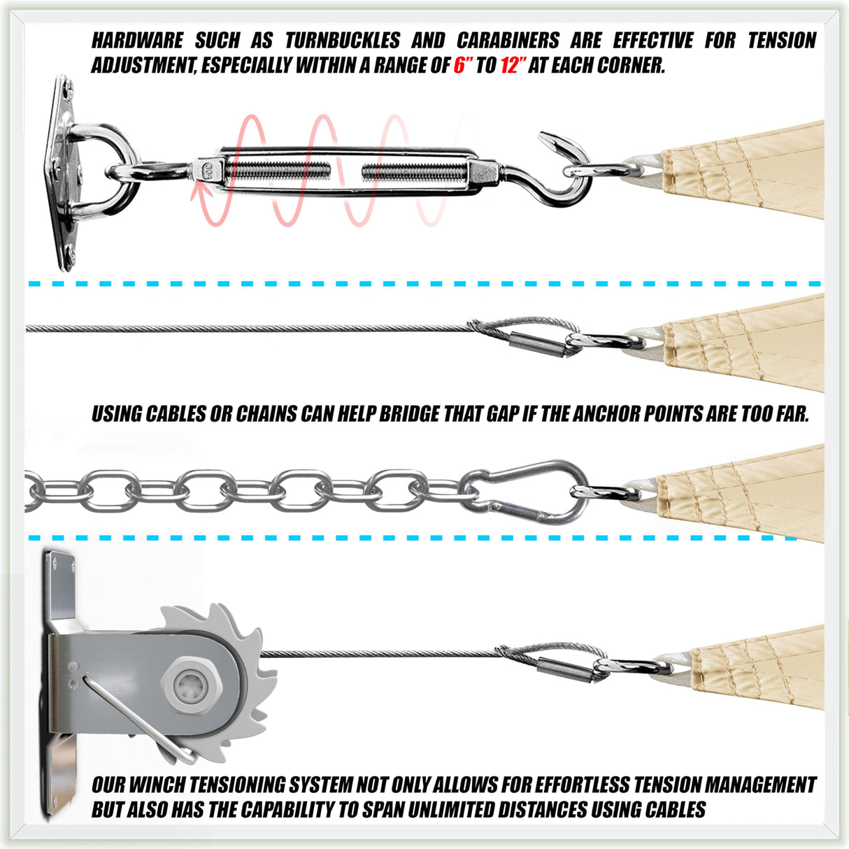 ColourTree 10' x 18' Grey CTADS14 Rectangle Waterproof Sun Shade Sail UPF50 Canopy Awning Shelter, 95% UV Block Water Resistant, Garden Carport Outdoor Patio (We Customize) ColourTree