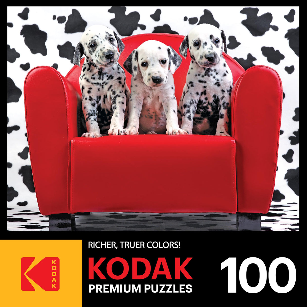 RoseArt - Kodak Premium - Lots of Spots - 100 Piece Jigsaw Puzzle for Adults RoseArt