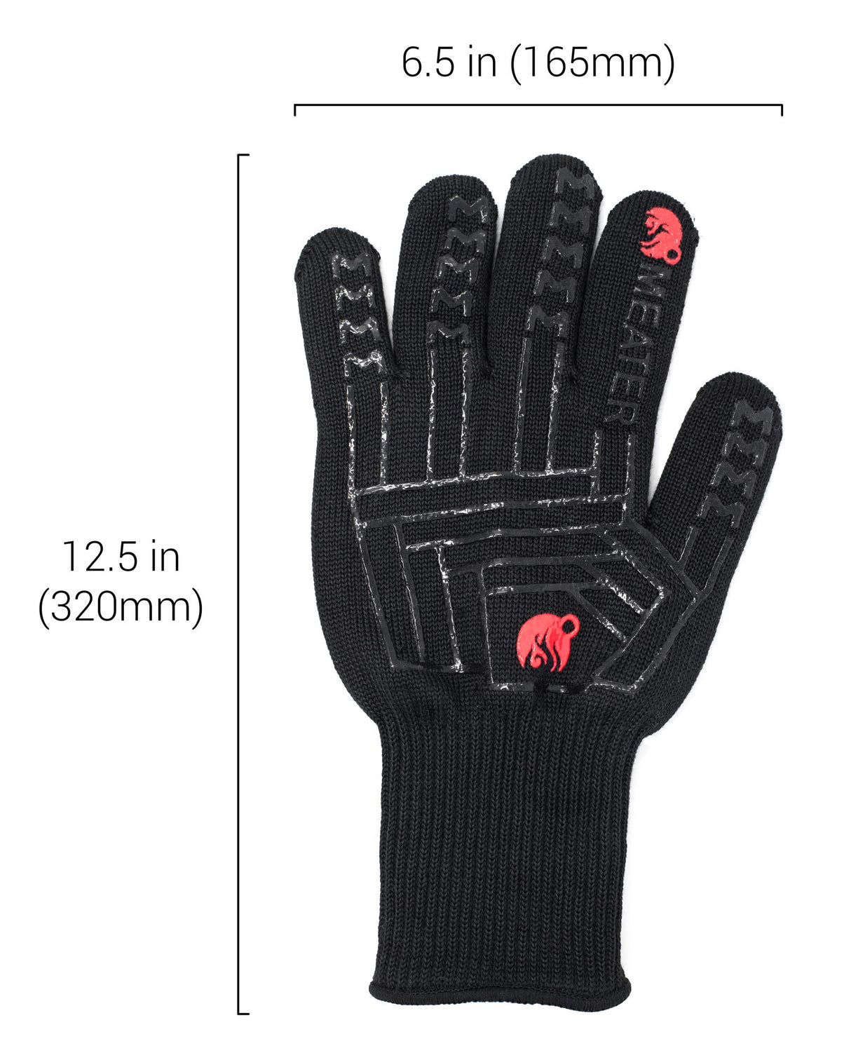 MEATER Mitts - Heat Resistant BBQ Gloves - Premium Cooking Gloves for Grill, Smoker, Oven, and Baking - Non-Slip, High-Temperature Protection, Extra Long Cuffs MEATER