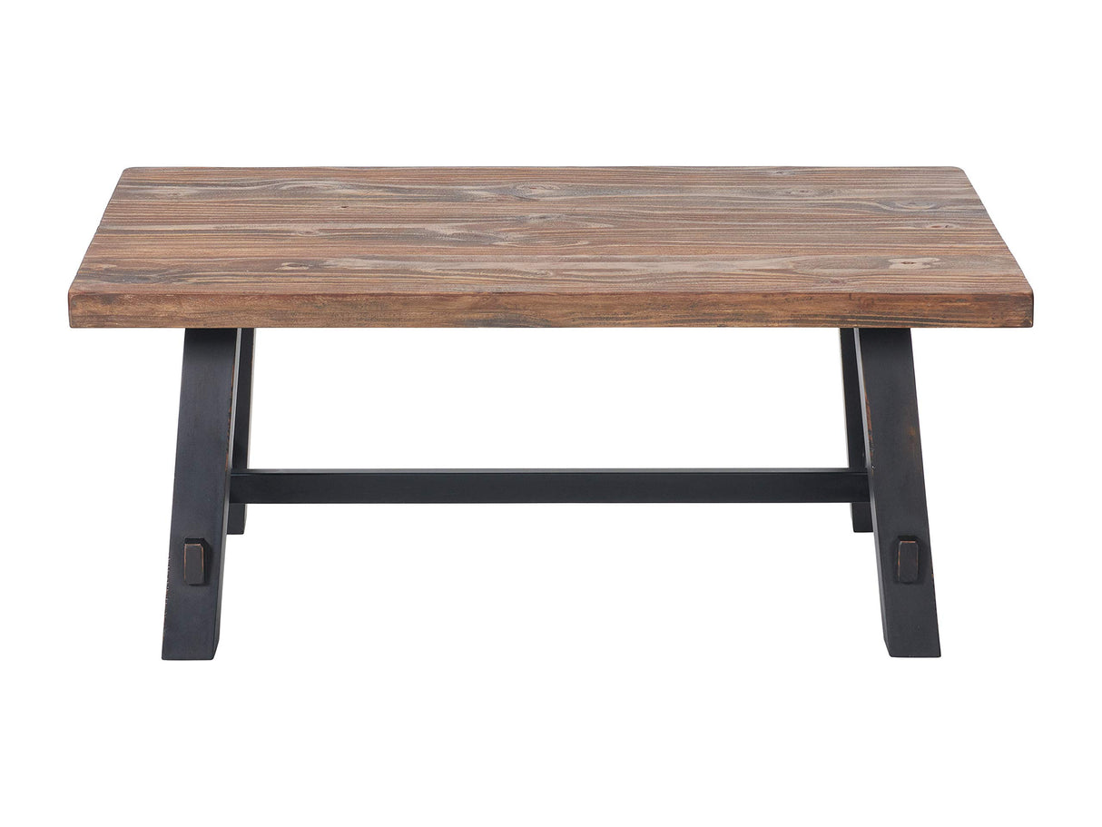 Alaterre Furniture Adam 42" L Solid Wood Coffee Table Alaterre Furniture