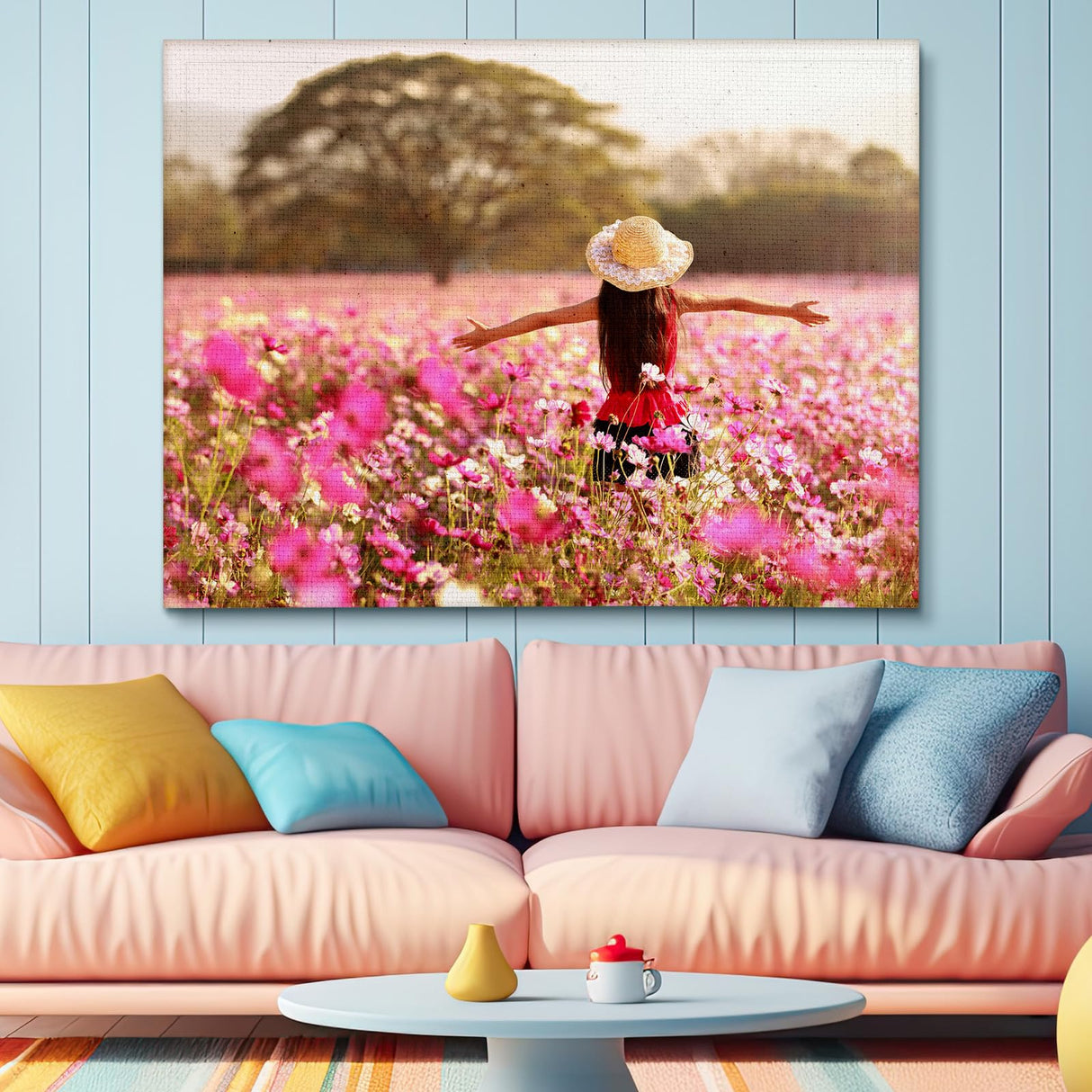 Threehoney Canvas Stretcher Bars Kit DIY Wooden Canvas Removable Frame Extra Large Wooden Art Frames for Gallery Wrap Oil Painting Posters and Arts(30 x 40 Inch) Threehoney