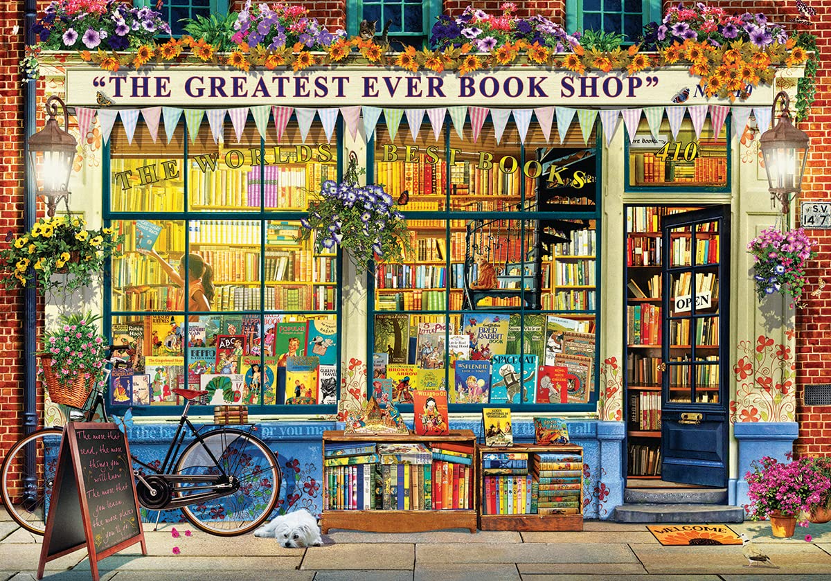 EuroGraphics (EURHR The Greatest Bookstore in The World 1000Piece Puzzle 1000Piece Jigsaw Puzzle EuroGraphics