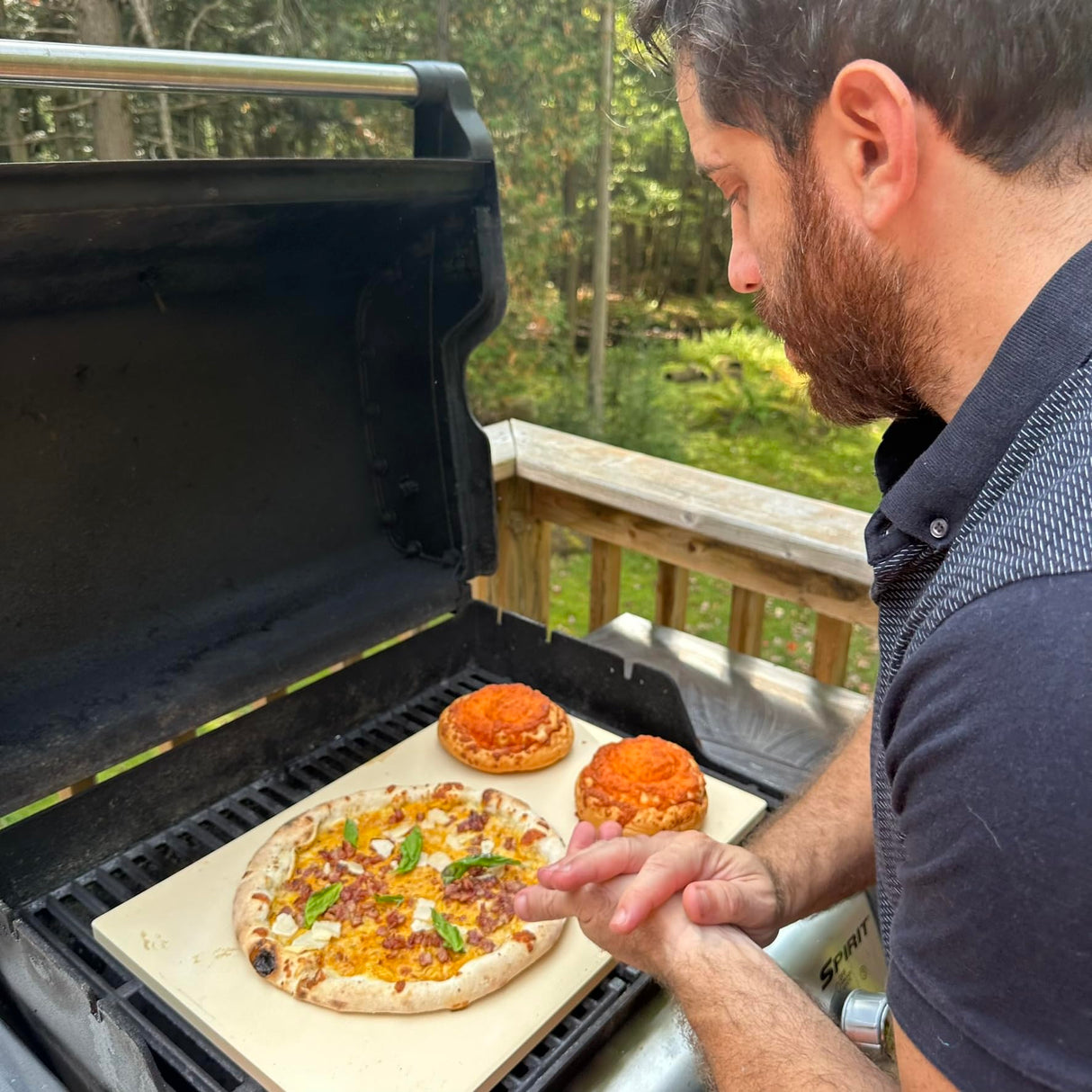 Large Pizza Stone for Oven 20 inch - Baking Stone for Bread, with Baking Mat and Dough Cutter - Rectangle Pizza Grill Stones - 20" x 13.5" Rectangular Thick Heavy Duty Ritual Life