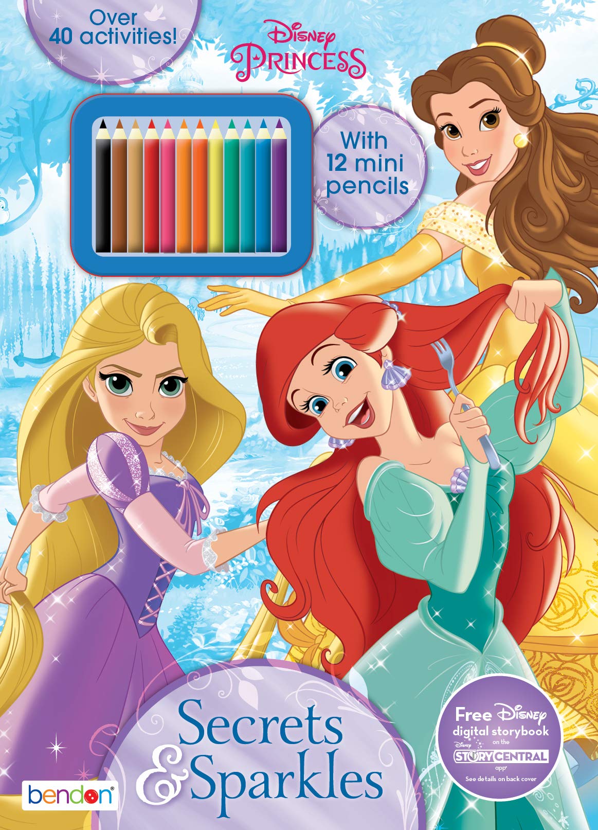 Disney Princess Official Activity Book with Mini Pencils 45648 Bendon Disney