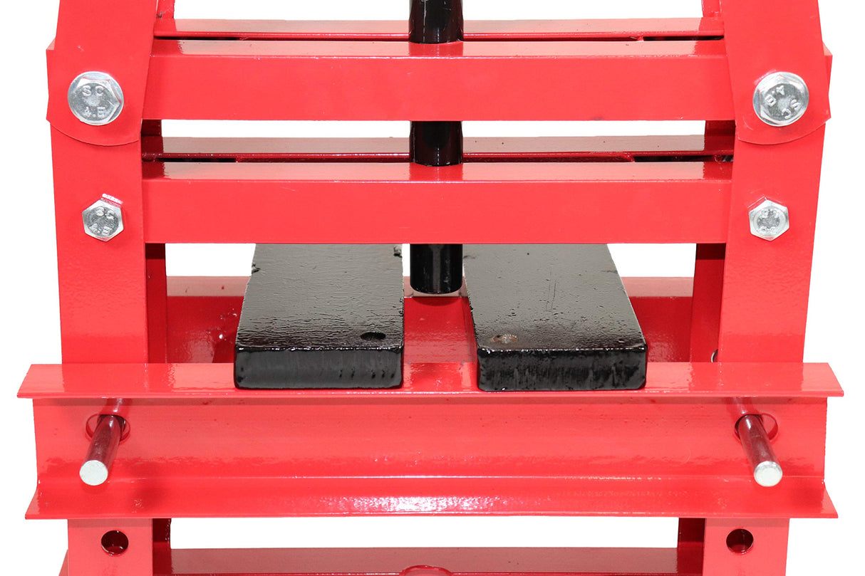 Dragway Tools 6-Ton Benchtop Hydraulic A-Frame Shop Press with Press Plates Dragway Tools