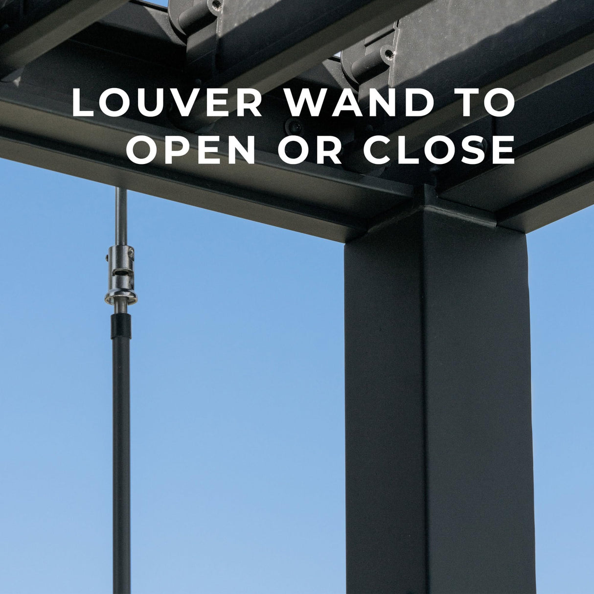 Backyard Discovery Evanston 10'x10' Galvanized Steel Wall-Mounted Louvered Pergola Kit with Adjustable Roof, Shade, Rain Protection, High-Wind Rating, PowerPort, Gutter System for Outdoor Patio, Deck Backyard Discovery