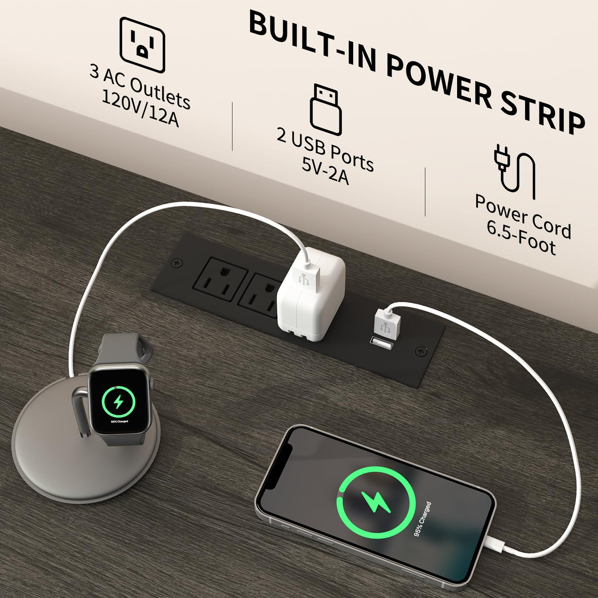 Yoobure TV Stand Dresser for Bedroom, 7 Fabric Drawers Entertainment Center, LED Dressers with Power Outlets, TV Stands for Living Room with Storage Shelf, TV Console Entertainment Stand up to 50" TV Yoobure