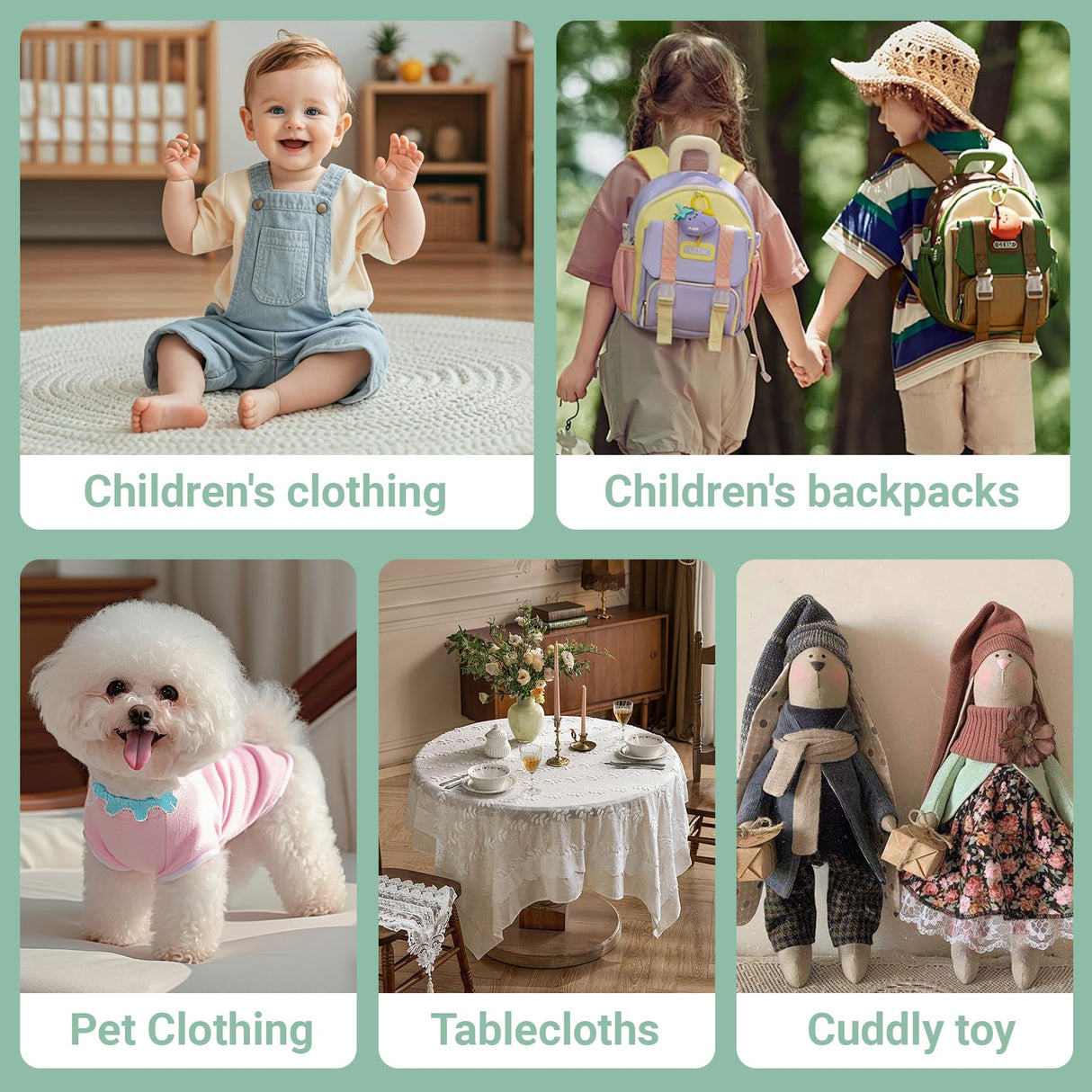 Lastempa Mini Dual-Speed SewingMachine Double Needle & Double Thread16 Stitch Modes Beginner-FriendlyHousehold Sewing Machine | ldeal forAdults & Beginners Lastempa