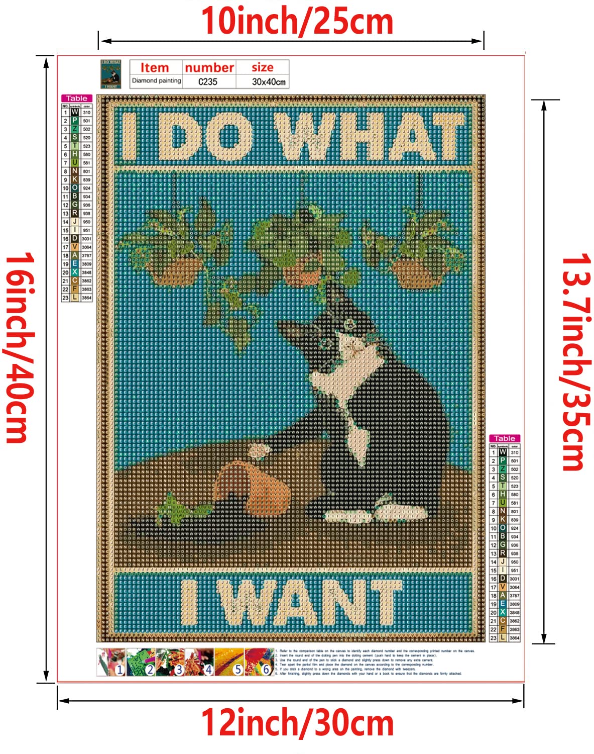 GUYANA DIY 5D Diamond Painting by Number Kits for Adults,Cute Cat Diamond Painting Kits Round Full Drill Diamond Art Kits Picture Arts Craft for Home Wall Art Decor(I Do What i Want) GuyAna