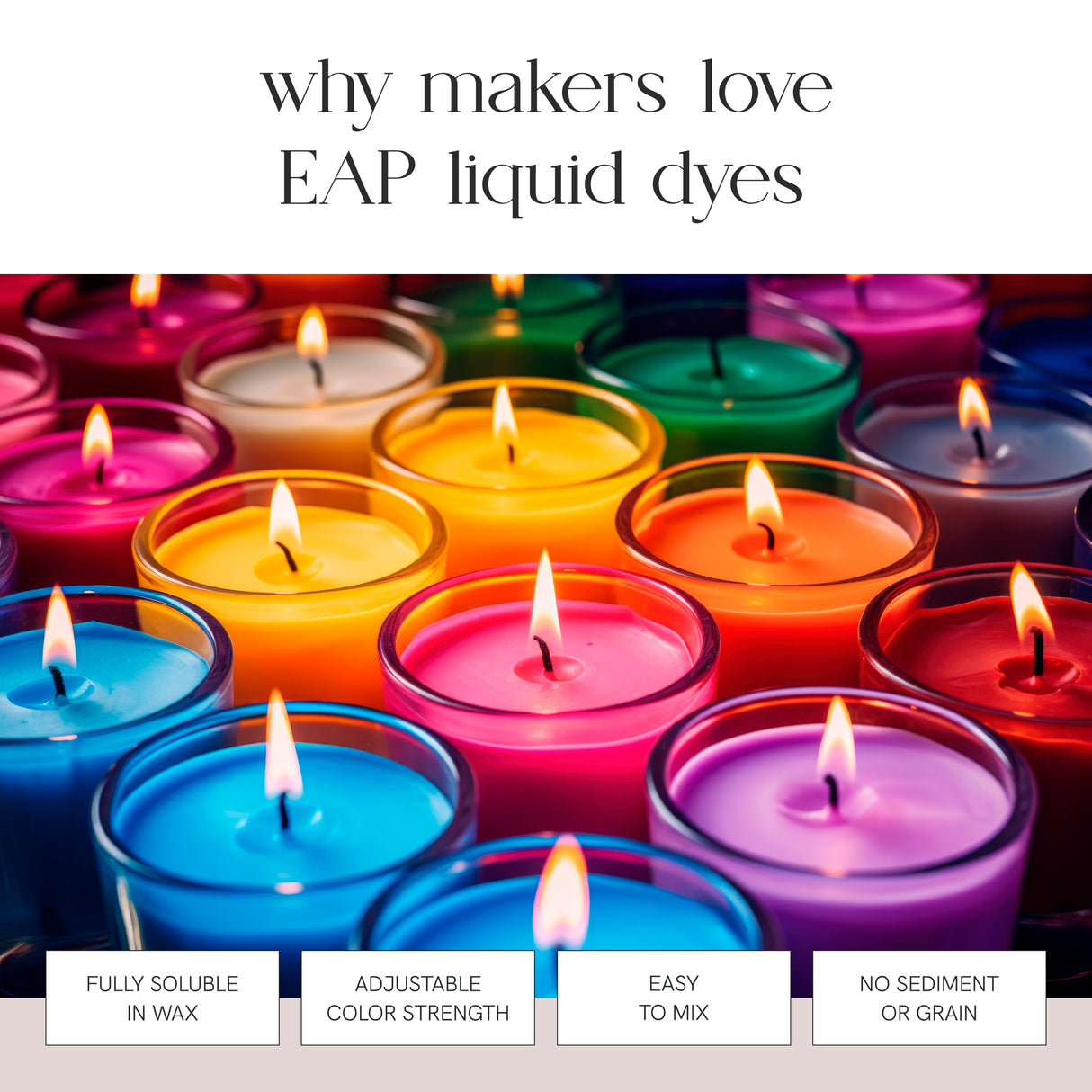 EAP Innovations Liquid Candle Dye, Vibrant, Long-Lasting Color, Fully Soluble for Flawless Blending, Liquid Dye for Candle Making, Highly Concentrated for Customizable Shades, Hunter/Sage Green, 1 oz EAP Innovations