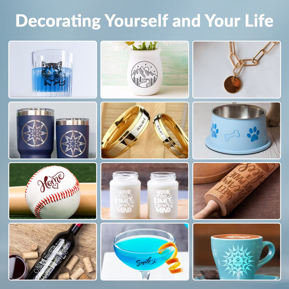 ORTUR Laser Master 3 with Foldable Feet FFT1.0 and Laser Rotary Chuck YRC1.0, 10000mW Output Laser Cutter, App Control Laser Engraver for Wood and Metal, Laser Class 4 Ortur