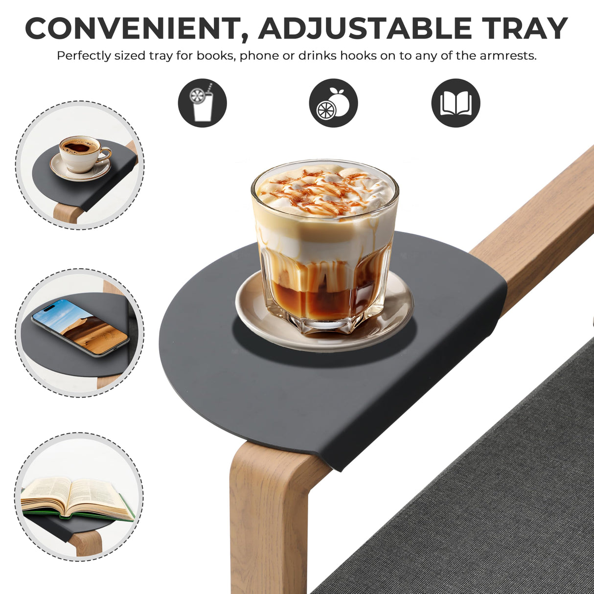 GREEN MORE 4-Piece Outdoor Patio Furniture Set, All-Weather Patio Conversation Set, Modern Sectional Sofa with Coffee Table & Detachable Washable Cushions, for Porch Balcony Backyard, Natural GREEN MORE