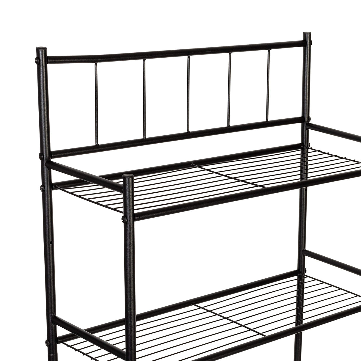 Honey-Can-Do 3 tier Over-The-Toilet Space Saver Shelving Unit, Black BTH-09022 Black Honey-Can-Do