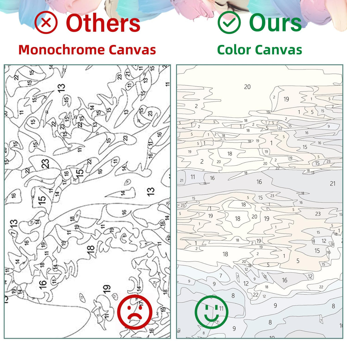 Aestalrcus Butterfly Paint by Numbers Kit for Adults, Butterfly Paint by Numbers, Adult Paint by Number Flowers Gifts and Home Decor 16 x20 Inch Aestalrcus