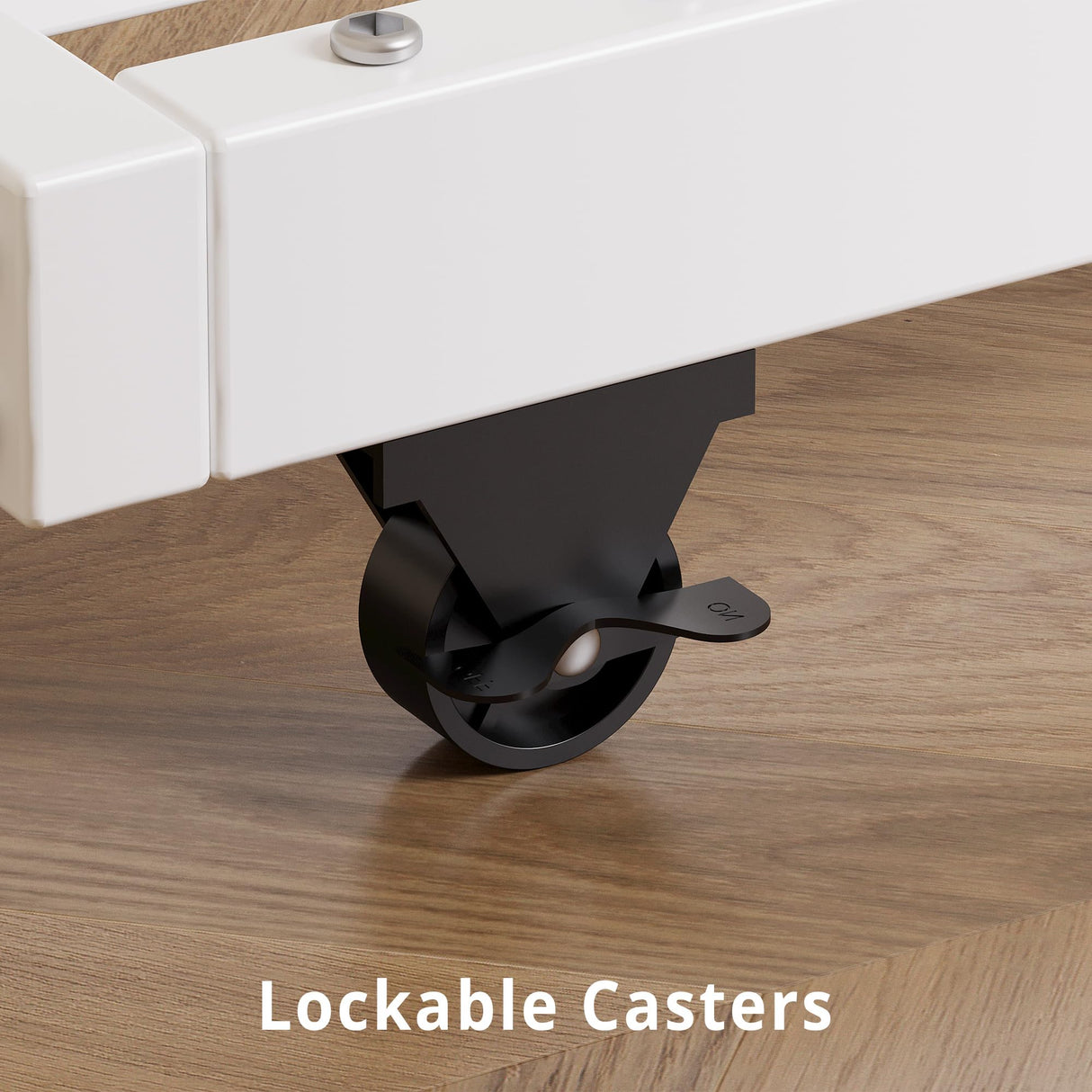 IRONCK Daybed with Trundle, Sturdy Metal Twin Bed Frame with X-Shaped Frame, Upholstered Farmhouse Daybed with Charging Station for Living Room, Bedroom, and Guest Room, White/Walnut IRONCK