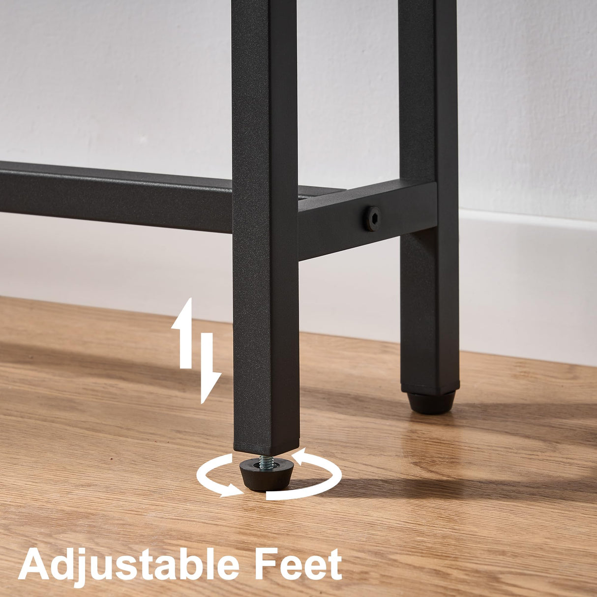 HOMCENES 5.9" Narrow Console Sofa Table with Power Outlets and USB Ports, Skinny Sofa Table with Charging Station, Slim Behind Couch Table, Entryway Display Shelf, for Living Room HOMCENES