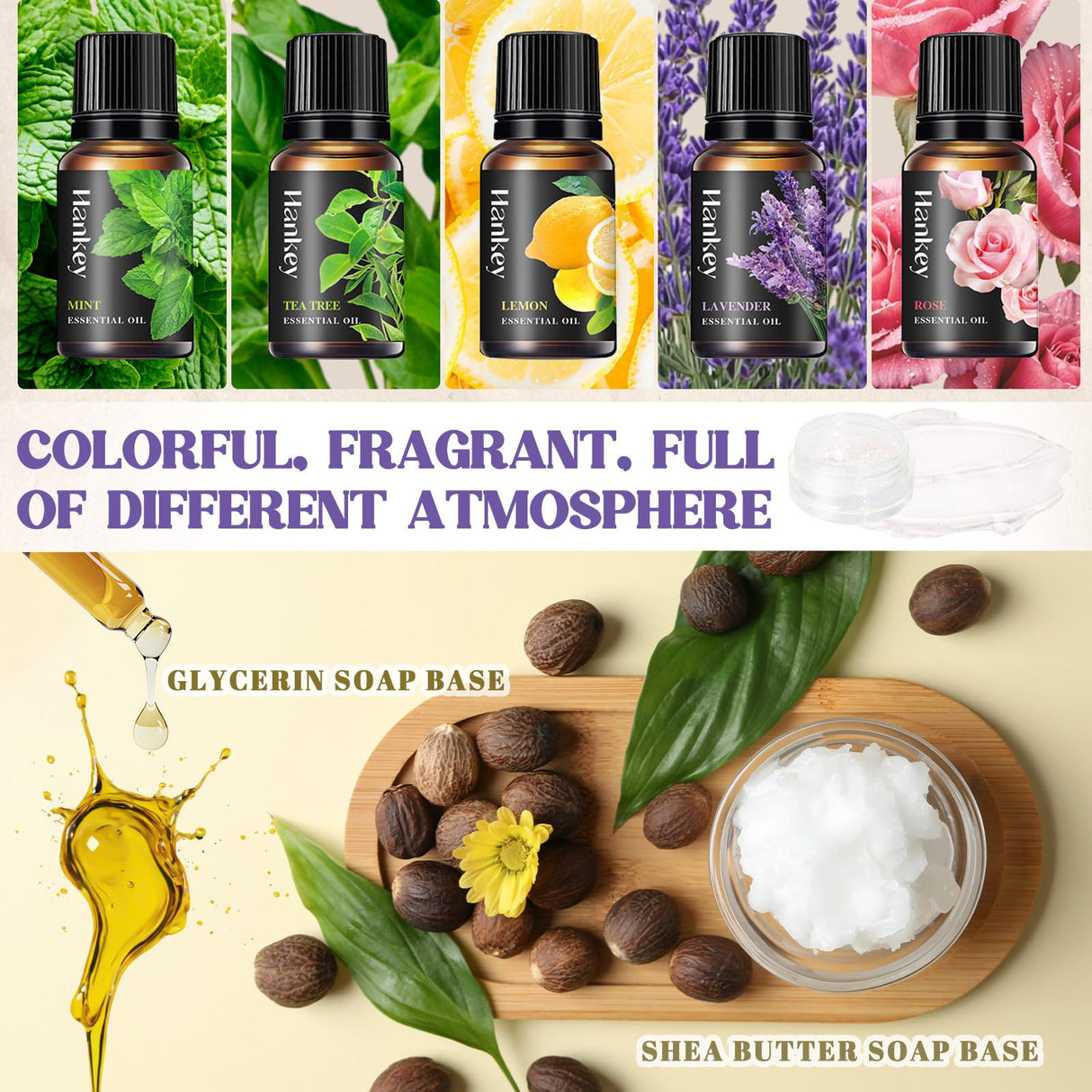 Jcoos Soap Making Kit, Soap Making Kit for Adults, Kids - Shea Butter Glycerin Melt and Pour Base, Molds, Dye, Fragrances, Dried Flowers, DIY Craft for Kids Beginners Girls, Gift Boxes for Women Jcoos