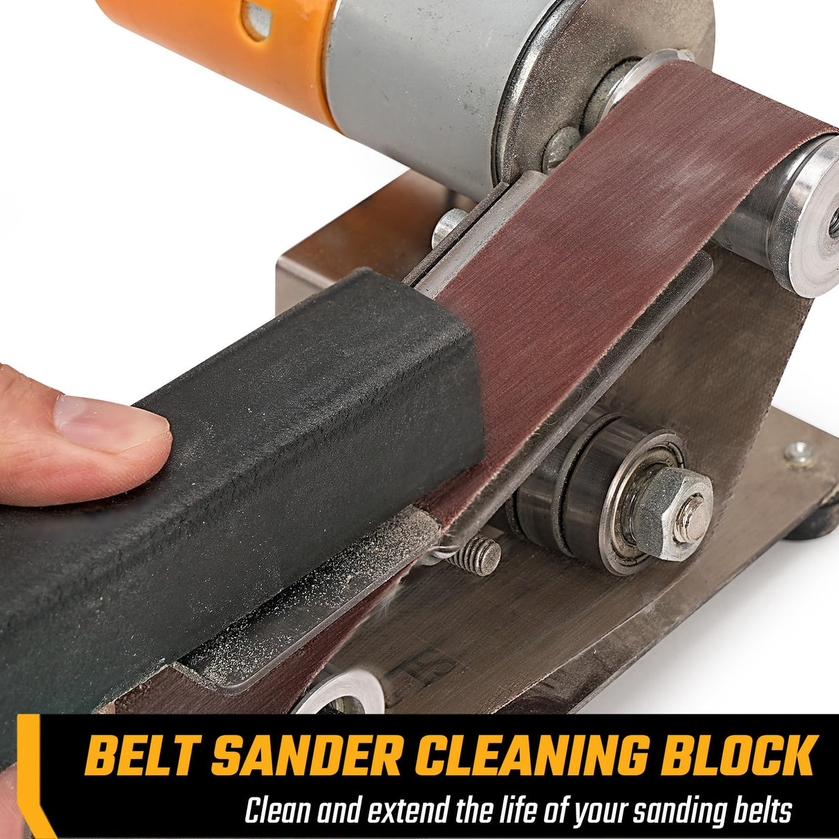 Sbestily Multifunctional Electric Knife and Tool Sharpener, 7-Adjustable Speed Knife Making Belt Grinder Knife Sharpening System - For Hunting, Sbestily