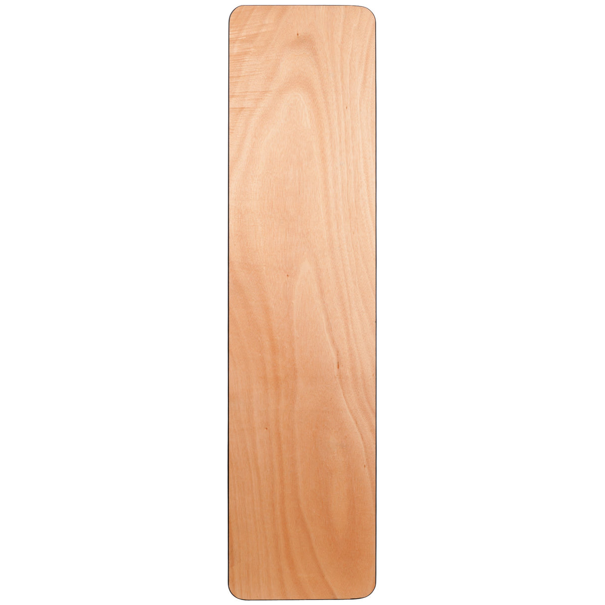 EMMA + OLIVER 6-Foot Rectangular Wood Folding Training / Seminar Table with Clear Coated Top EMMA + OLIVER