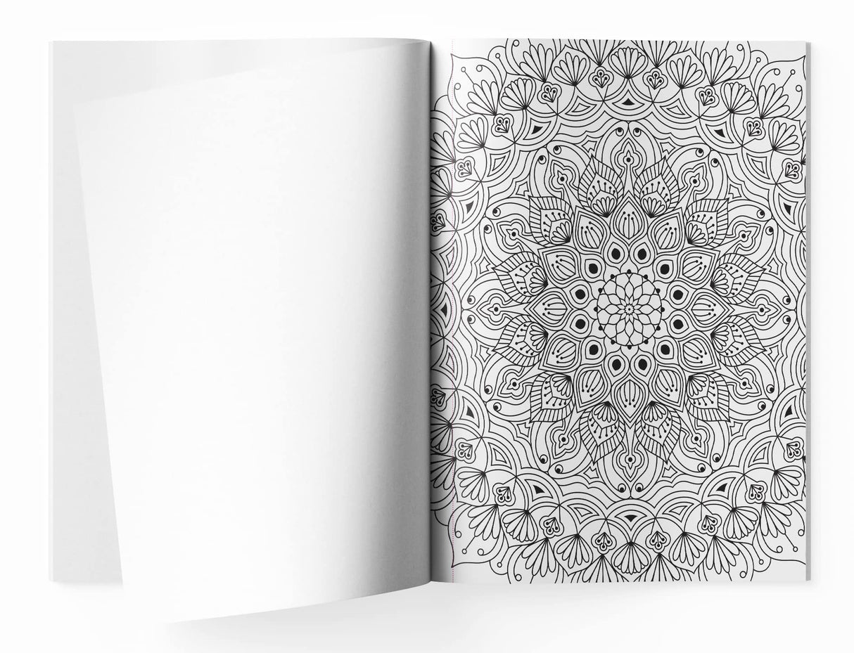 Mandala: Coloring Book For Adults WoodArtSupply