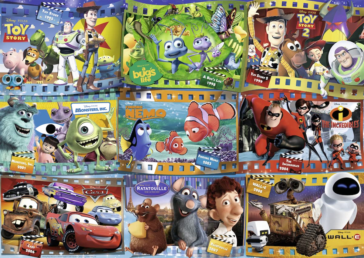 Ravensburger Disney Pixar Movies 1000 Piece Jigsaw Puzzle for Adults – Every Piece is Unique, Softclick Technology Means Pieces Fit Together Perfectly Ravensburger