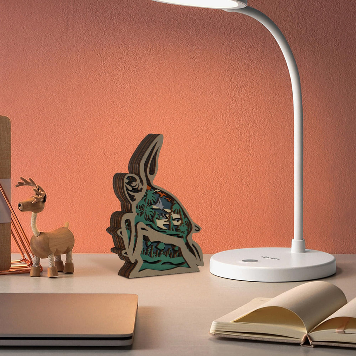 3D Wooden Animals Carving, Multi-Layered Sea Turtle Decor, Carved Animal Statues Wall, Creative Ocean Sculpture, Silhouette Ornament Art for Living Room Bedroom Home Farmhouse Room for Birthday Gifts FNYDOX