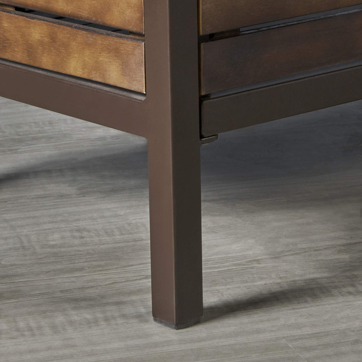 Christopher Knight Home Leni Indoor Acacia Bar Set with Rustic Metal Finish Accents, Dark Brown / Rustic Metal Christopher Knight Home