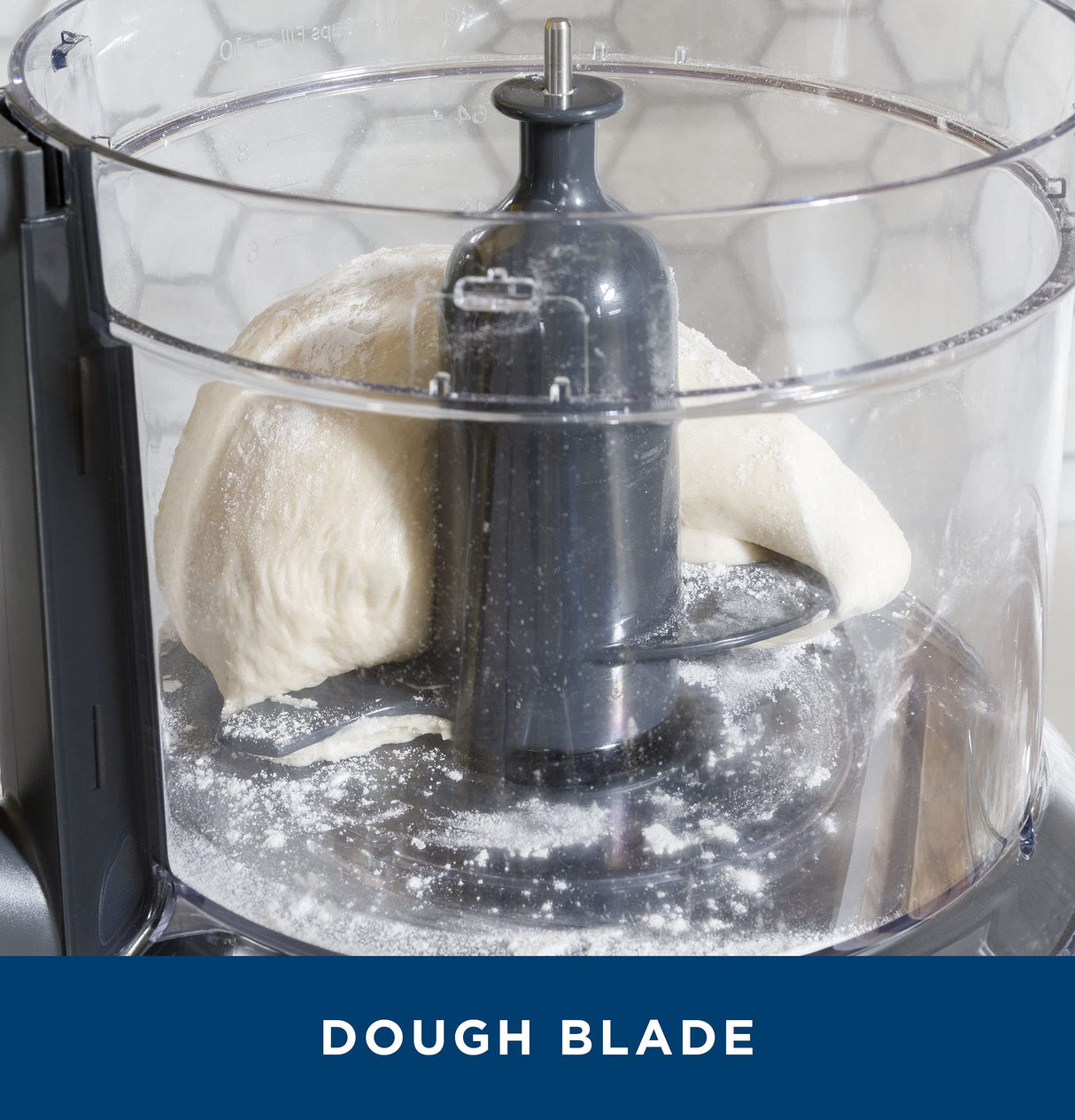 GE Food Processor |12 Cup | Complete with 3 Feeding Tubes & Stainless Steel Accessories-3 Discs + Dough Blade | 3 Speed | for Shredded Cheese, Chicken & More | Kitchen Essentials | 550 Watts GE