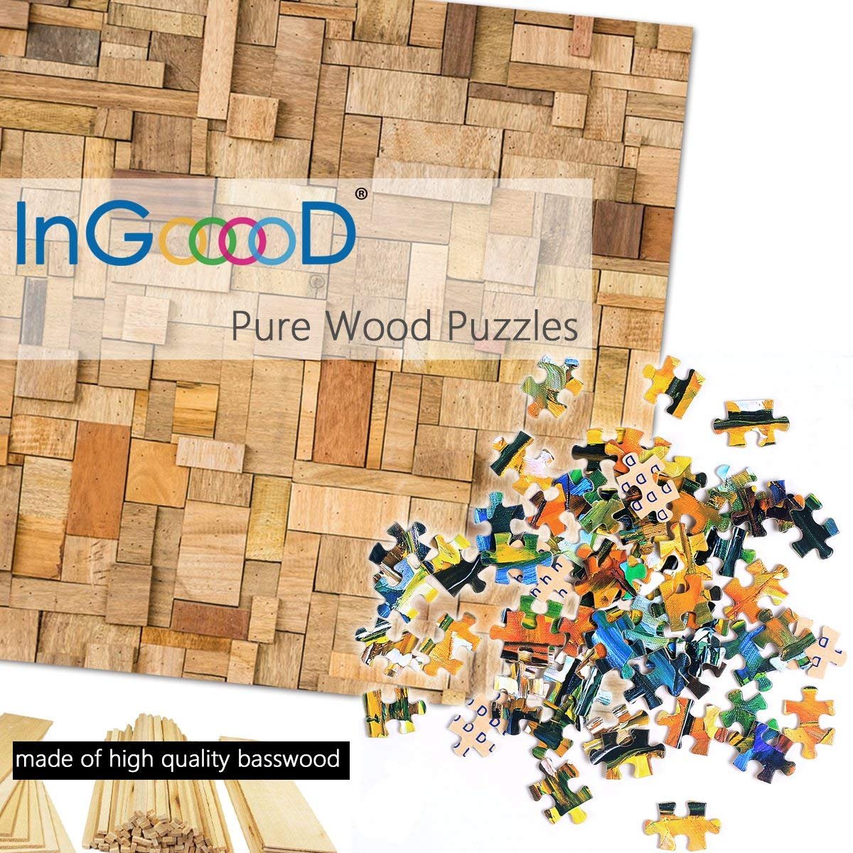 Ingooood- Fantasy Series- City of Machine Operated- Jigsaw Puzzles 1000 Pieces Entertainment Toys for Adult Special Graduation or Birthday Gift Home Decor Ingooood