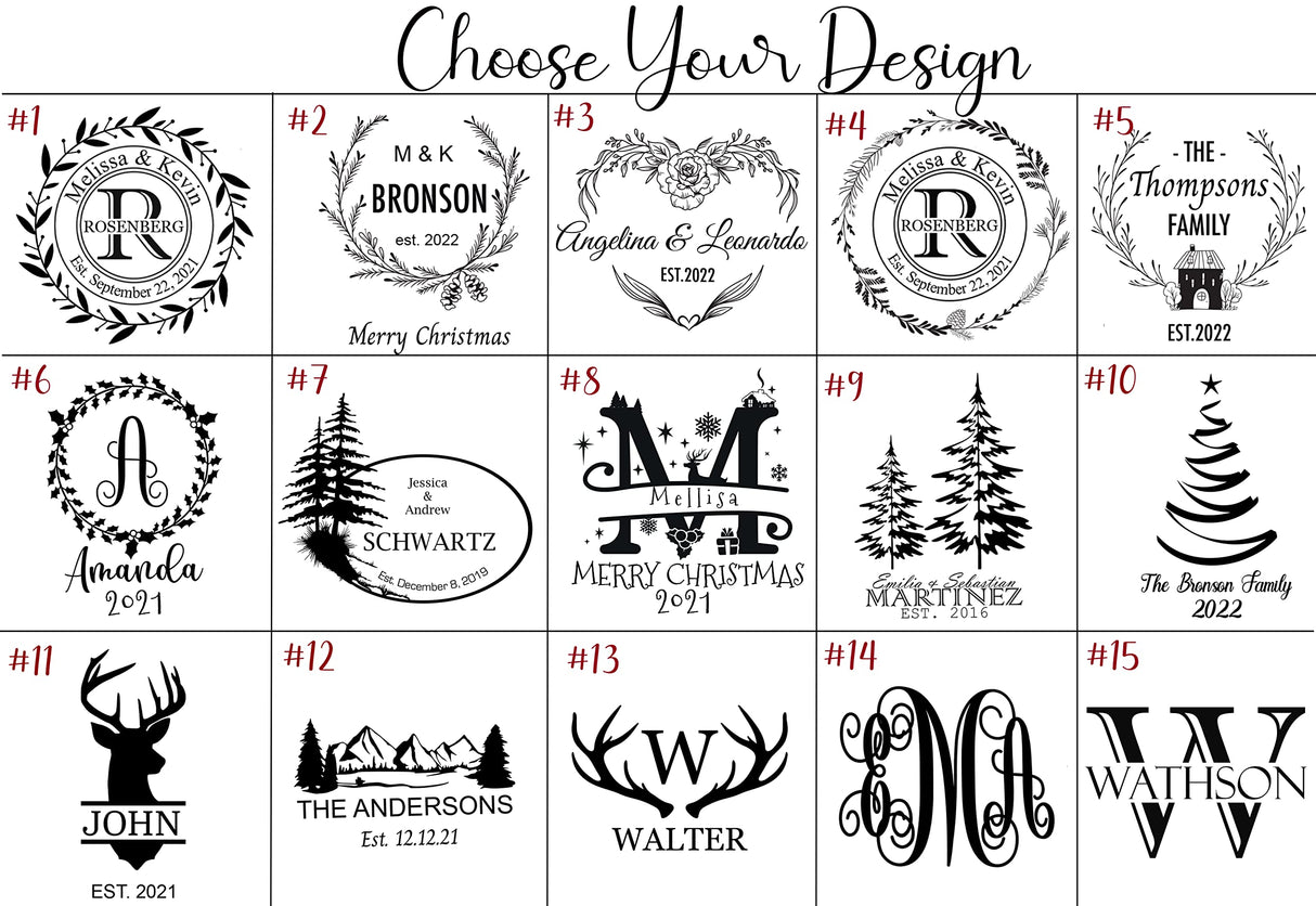 Personalized Wooden Cutting Board with Handle, Customized Charcuterie Cheese Board with Engraved Monogram - Wedding Anniversary Housewarming Custom WoodArtSupply