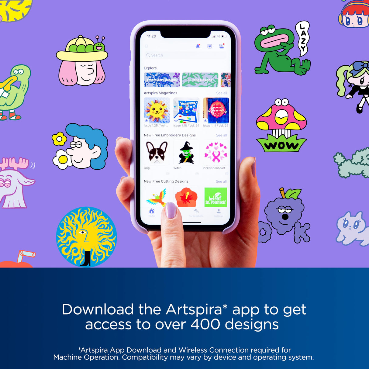 Brother PP1 Skitch Single-Needle Embroidery Machine and SA650 50-Color Designio Thread Set Brother