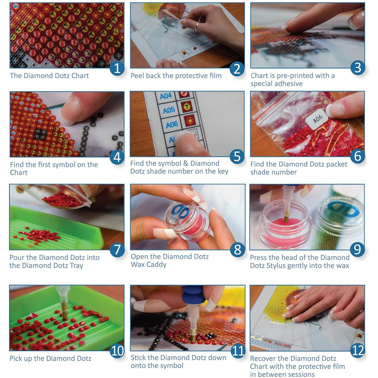 DIAMOND DOTZ Field of Dreams Diamond Painting Kits for Adults - Diamond Art Kits a Relaxing Creative Craft Kit with Dotz Gems 16.1x19.7 DIAMOND DOTZ