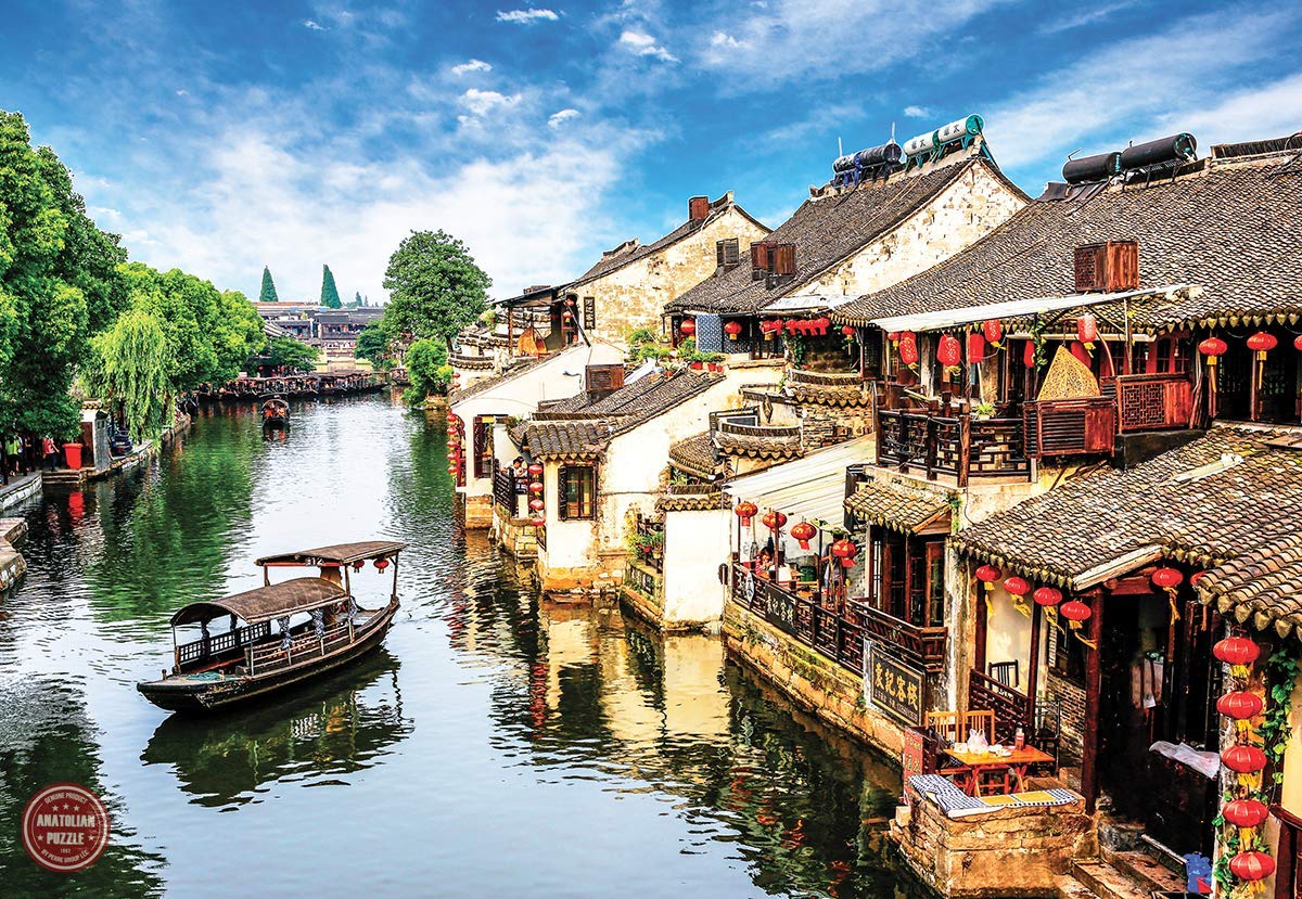 Anatolian Puzzle - Xitang Ancient Town, 2000 Piece Jigsaw Puzzle, Code: 3945, Multicolor Anatolian