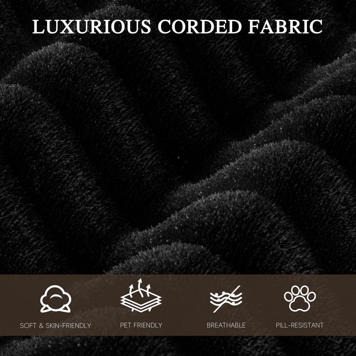 GLAMOUT 105" Convertible Sectional Couch with L-Shape Chaise, Modern Modular Sofa with Deep Seat, 3-Seater Comfy Cloud Couches for Living Room, Bedroom, No Assembly Required, Black GLAMOUT